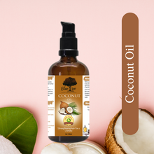 Load image into Gallery viewer, Coconut Oil - 100% natural and premium cold pressed  fractionated  oil for Hair Growth, Long & Shiny Hair & Skin Moisturization, Face & Body Massage, Nariyal tel