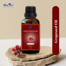 Load image into Gallery viewer, Grapeseed oil - 100% natural and premium cold pressed oil for Skin Tightening, Hair Growth, acne and Pimple care, Face Massage, Glowing and Radiant Skin