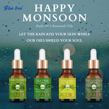 Load image into Gallery viewer, Happy Monsoon Essential Oils Pack (50 ml Spritzer Glass Bottle Freee With This Pack)