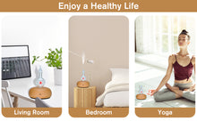 Load image into Gallery viewer, Wood Nebulizer Waterless Aromatherapy (With 2 oils)