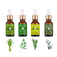 Load image into Gallery viewer, Happy Monsoon Essential Oils Pack (50 ml Spritzer Glass Bottle Freee With This Pack)