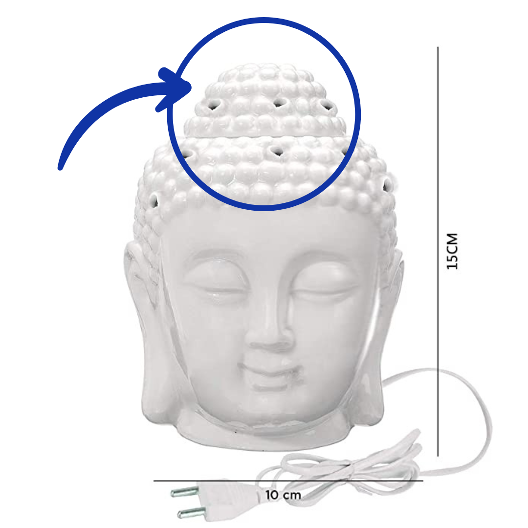 Small White Buddha Cap