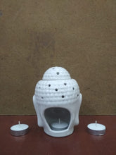Load image into Gallery viewer, Buddha Oil Warmer: White
