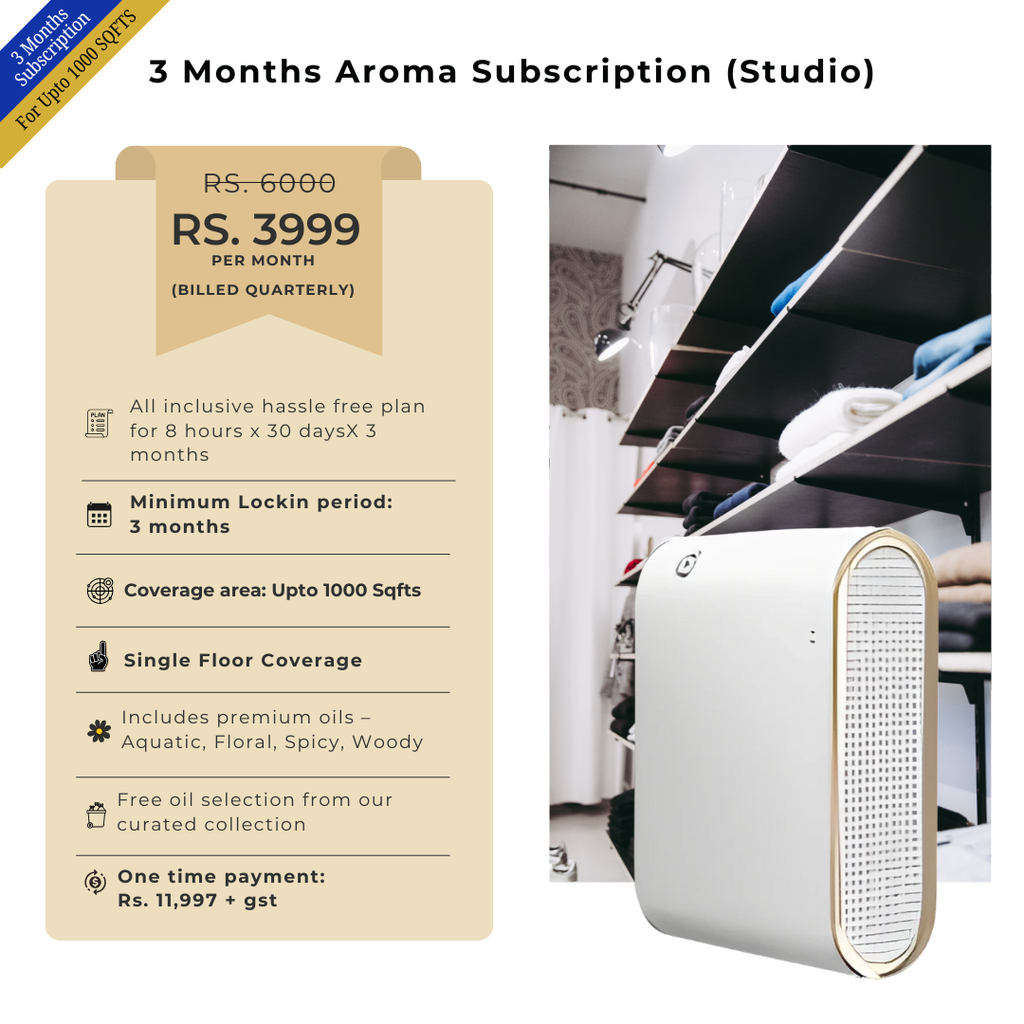 3 Months Aroma Subscription (Studio)