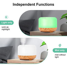 Load image into Gallery viewer, Round Mist: Aroma Mistifier Light Wood (With 2 oils)
