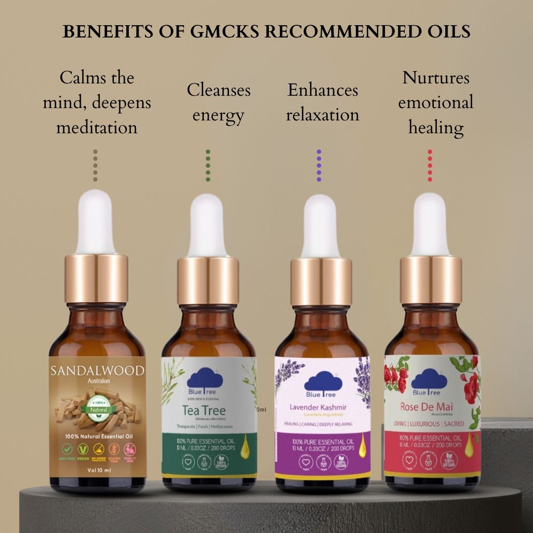 Grand Master Choa Kok Sui (GMCKS) Recommended 4 Essential Oil Pack