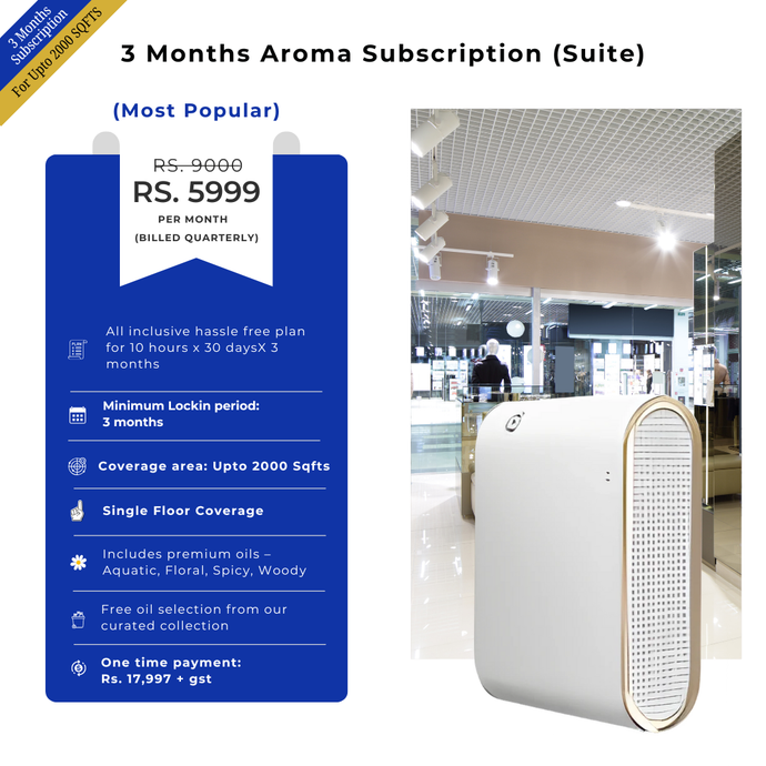 3 Months Aroma Subscription (Suite)
