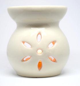 Flower Candle Diffuser: Off White