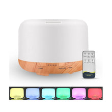 Load image into Gallery viewer, Round Mist: Aroma Mistifier Light Wood (With 2 oils)
