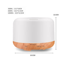 Load image into Gallery viewer, Round Mist: Aroma Mistifier Light Wood (With 2 oils)
