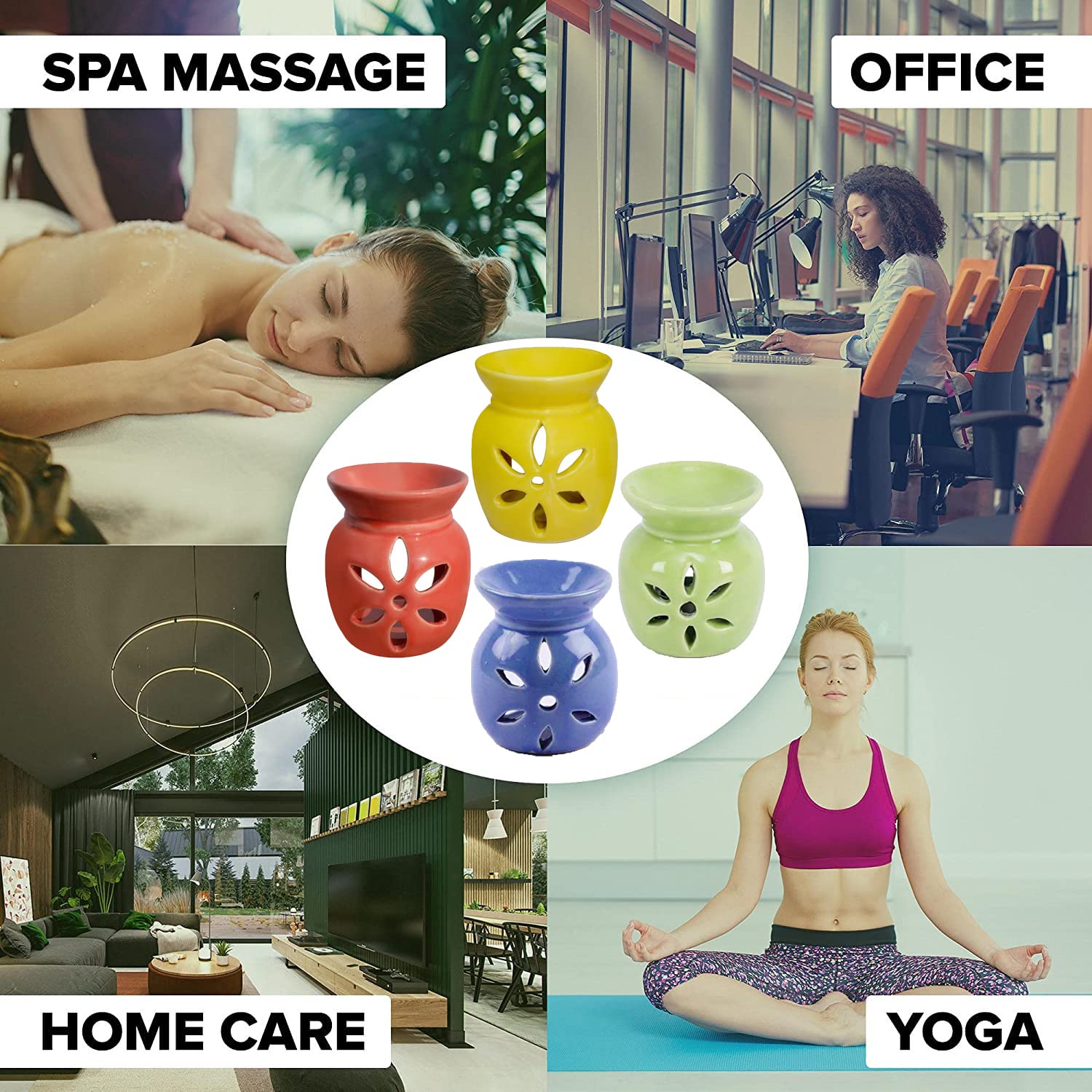 Small Candle Diffuser: Off White