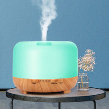 Load image into Gallery viewer, Round Mist: Aroma Mistifier Light Wood (With 2 oils)
