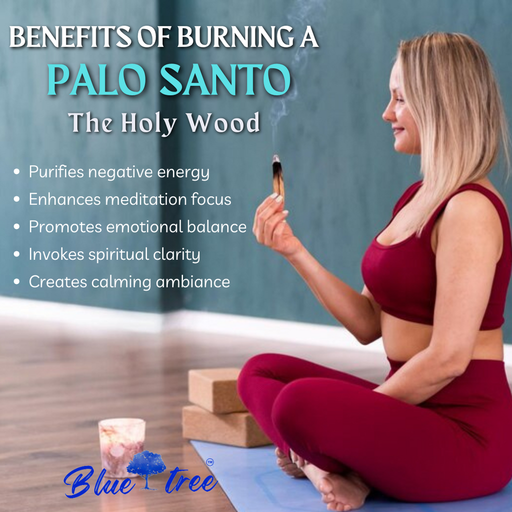 Palo Santo Stick for Smudging, Meditation, Energy Healing, Spirituality and Cleansing- Natural Aromatherapy Incense