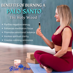 Palo Santo Stick for Smudging, Meditation, Energy Healing, Spirituality and Cleansing- Natural Aromatherapy Incense