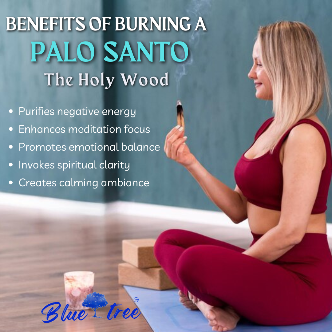 Palo Santo Stick for Smudging, Meditation, Energy Healing, Spirituality and Cleansing- Natural Aromatherapy Incense