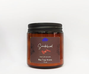 Sandalwood : Soy Wax Jar Candle 170 gm