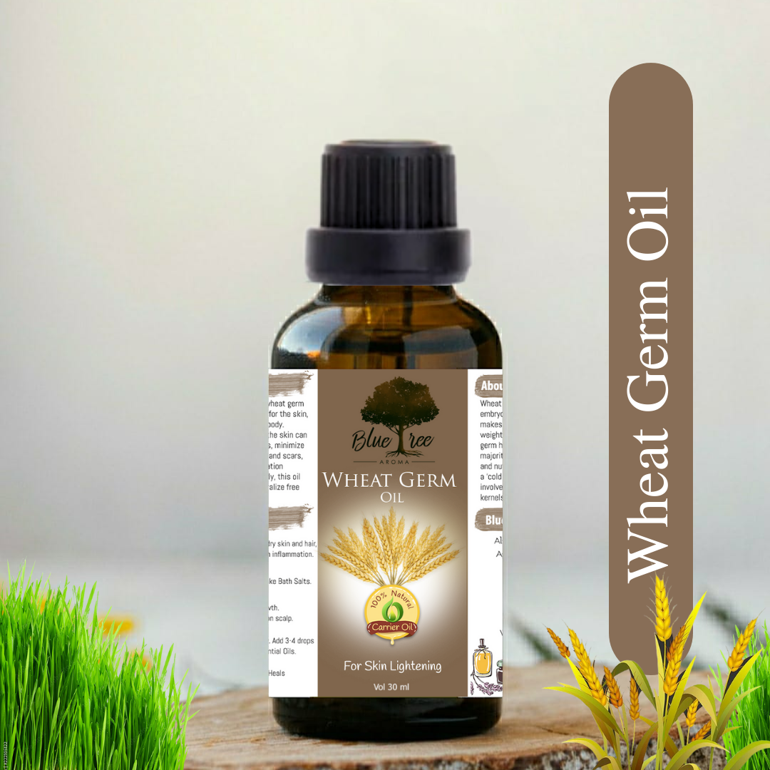 Wheat Germ - 100% natural and premium cold pressed oil for Skin, Hair, Face & Body Care- Rich in Nutrients - Anti Ageing, Anti hairfall & Strengthening The Hair