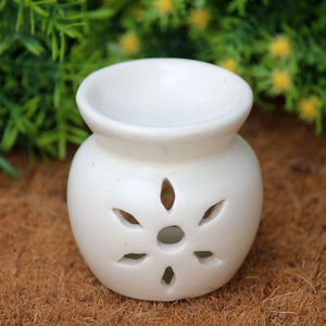 Flower Candle Diffuser: Off White
