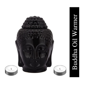 Buddha Oil Warmer: Black