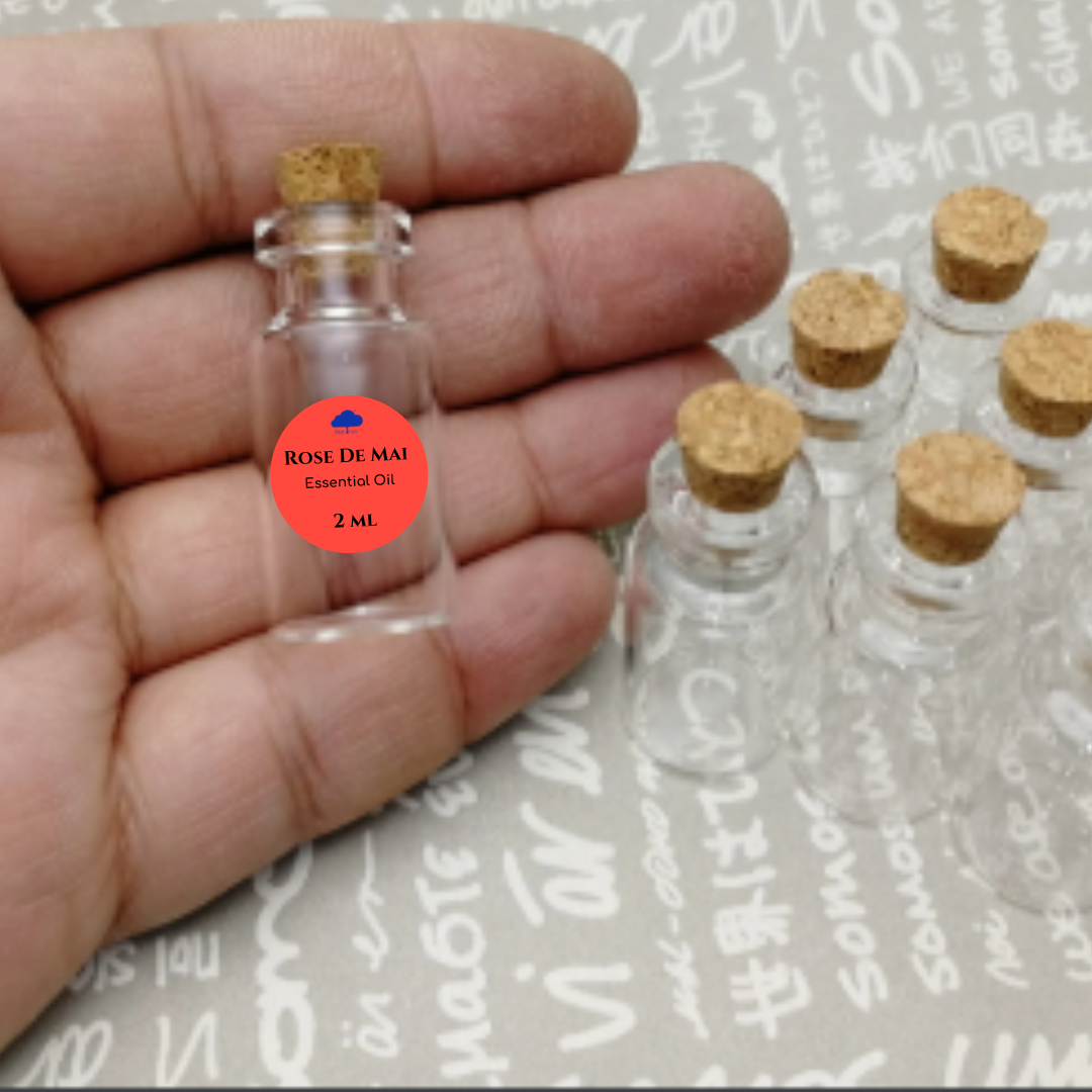 Home Essential Oils Trail Pack (Rose De Mai, Tea Tree,Sandalwood and Lavender Kashmir 2 ml each)