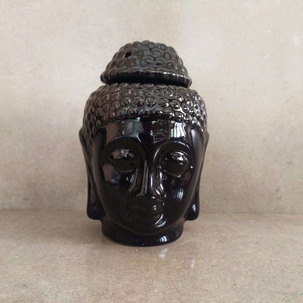 Buddha Oil Warmer: Black