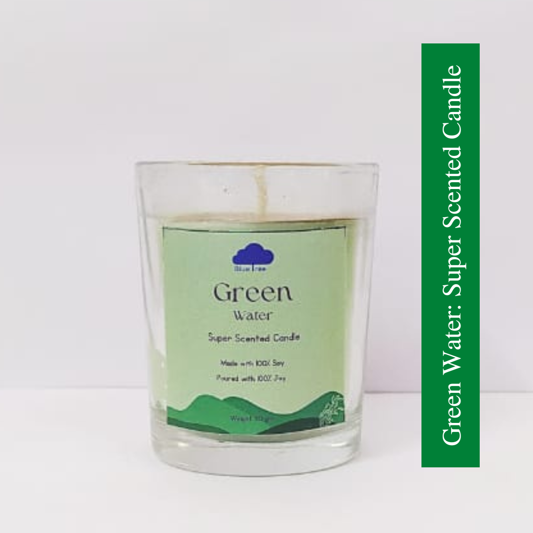 Green Water: Soy Wax Aroma Candle 50 gm