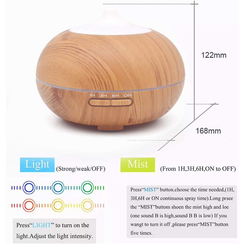 Mountain Mistifier: Light Brown (With 2 oils)