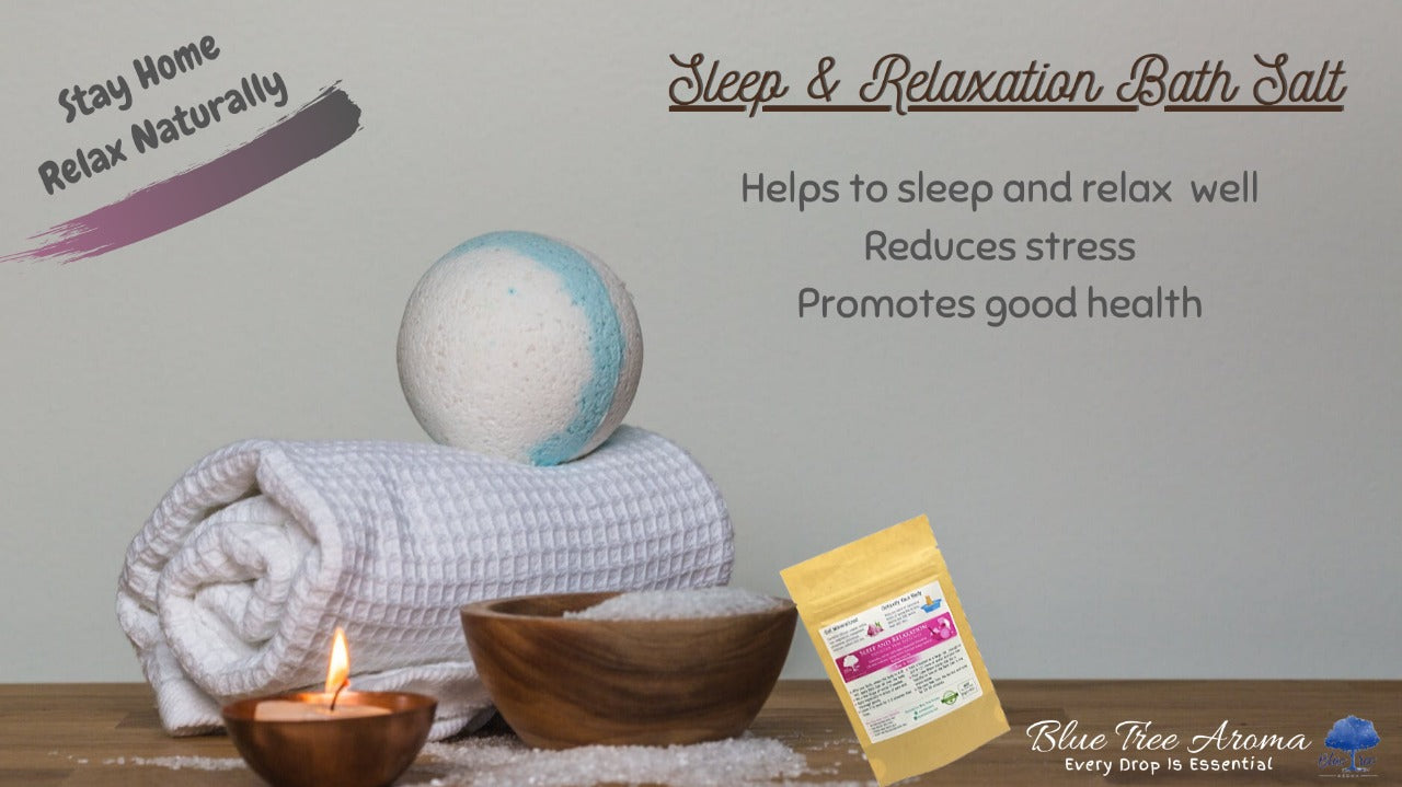 Sleep & Relaxation Bath Salt - Blue Tree Aroma