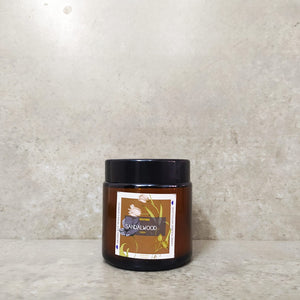 Sandalwood : Soy Wax Jar Candle 100 gm