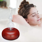Wood Nebulizer Waterless Aromatherapy (With 2 oils)