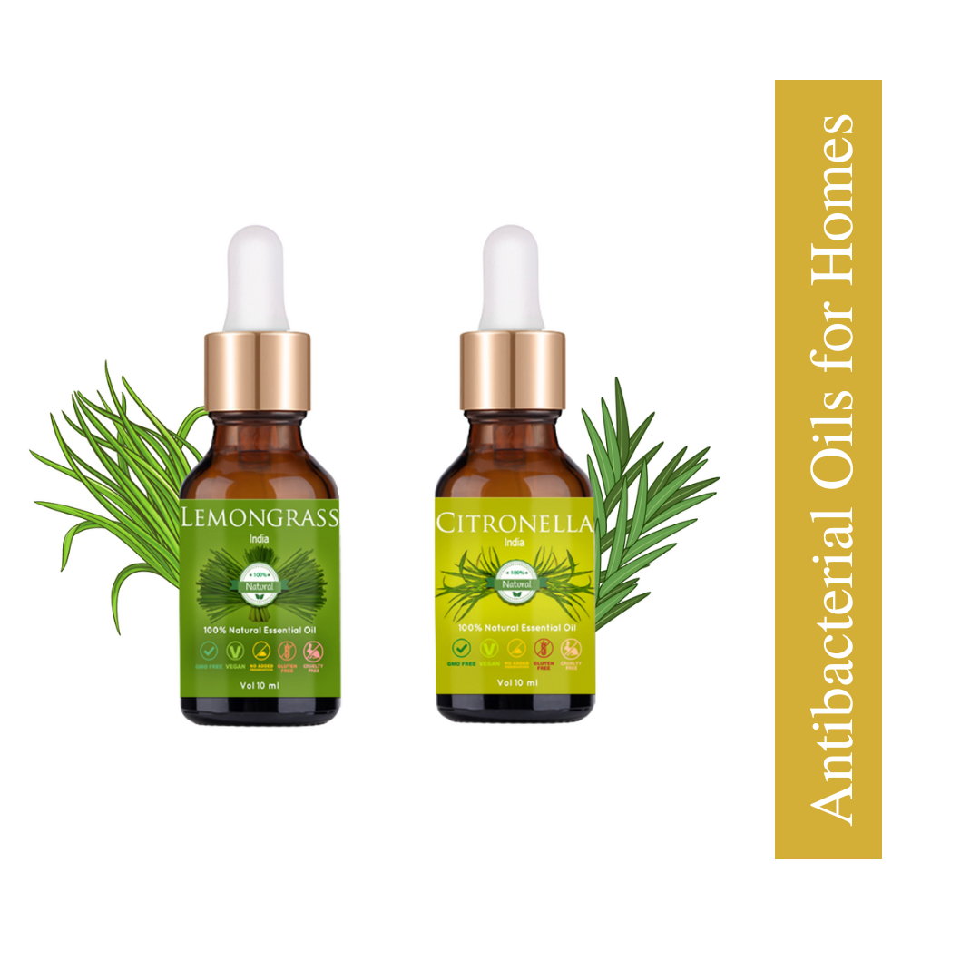 Monsoon Care Essential Oils (Lemongrass and Citronella 10 ml each)