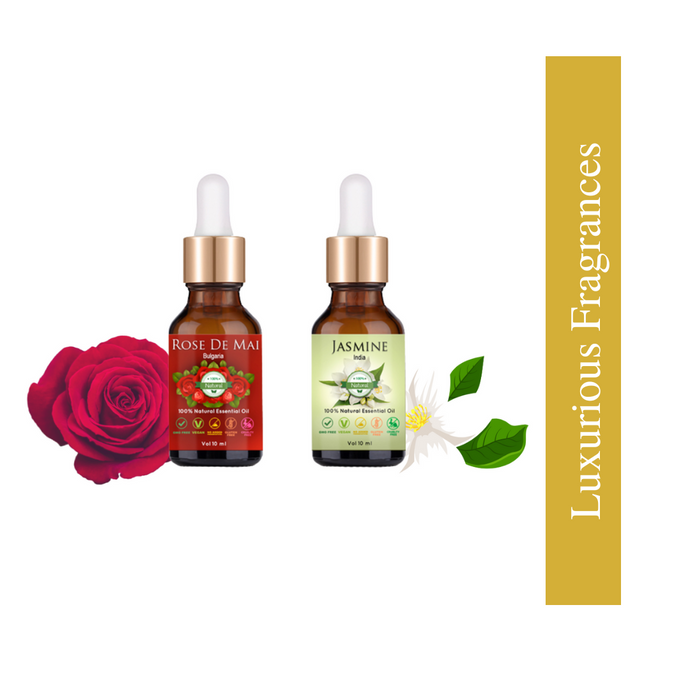 Rose Jasmine Essential Oils (10 ml each)