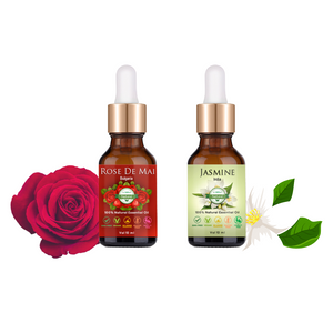 Rose Jasmine Essential Oils (10 ml each)