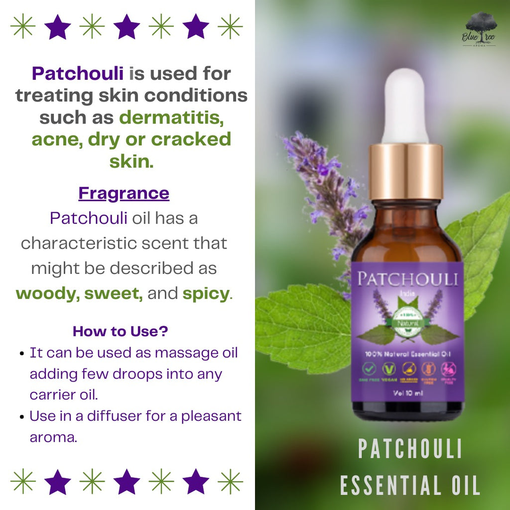 Patchouli Essential Oil - Blue Tree Aroma